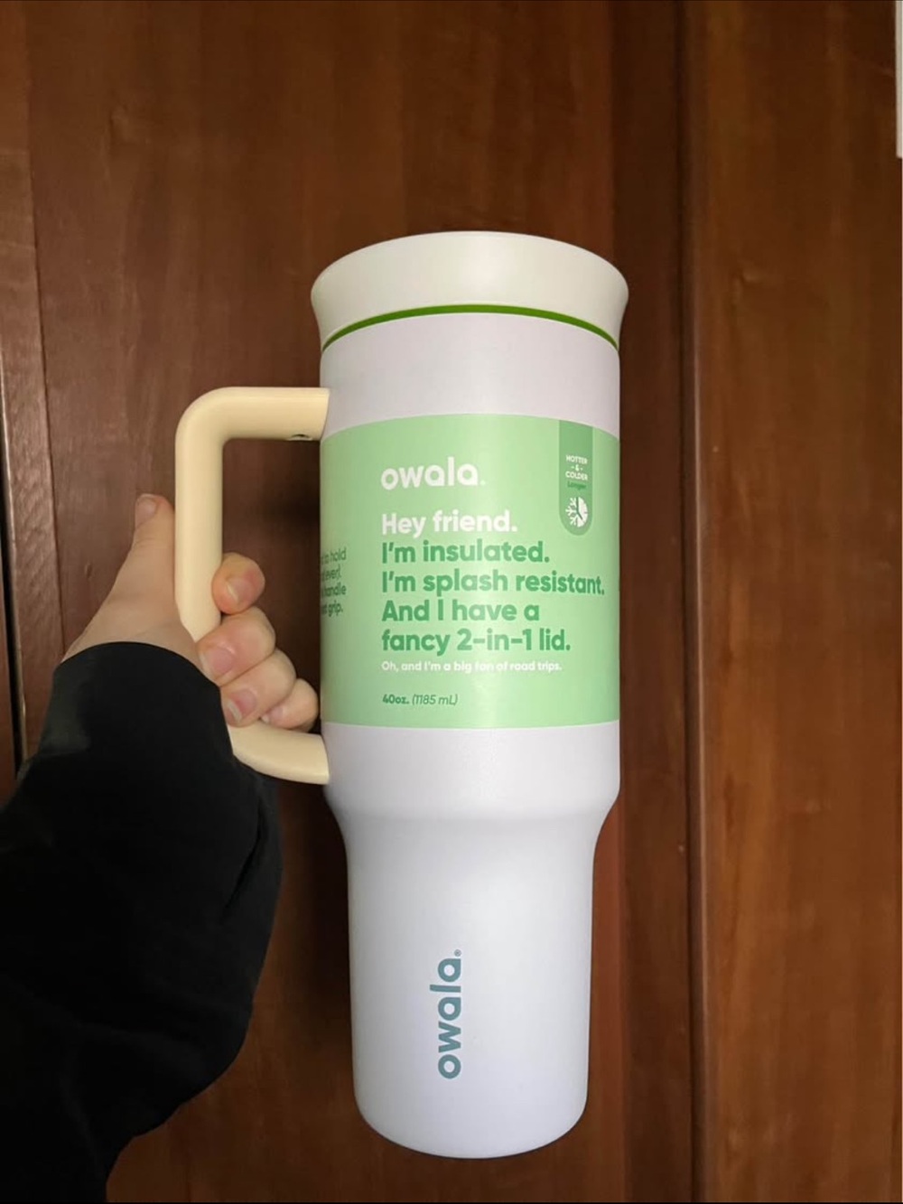 Insulated 40 oz. Owala Mug with Straw - Color is Lost in Space